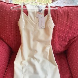 White cocktail dress